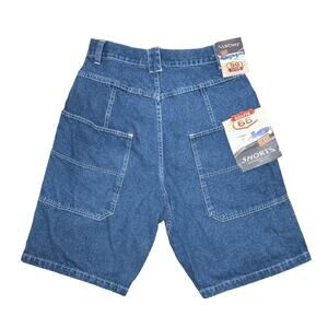 Route 66 Wide Leg Denim Shorts Mens 36 NWT 90s Y2K Blue Jean Jorts Baggy Skater